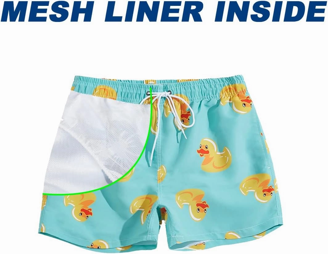 3 Inch Mens Swim Trunks Short Swim Shorts Quick Dry Mens Swim Suits