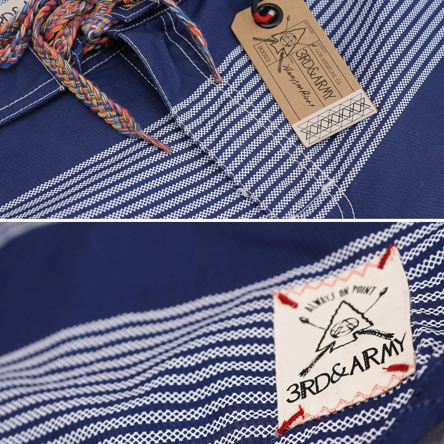 3rd & Army Mens Premium Surf Board Shorts Summer Swimwear Beach Swim Trunks