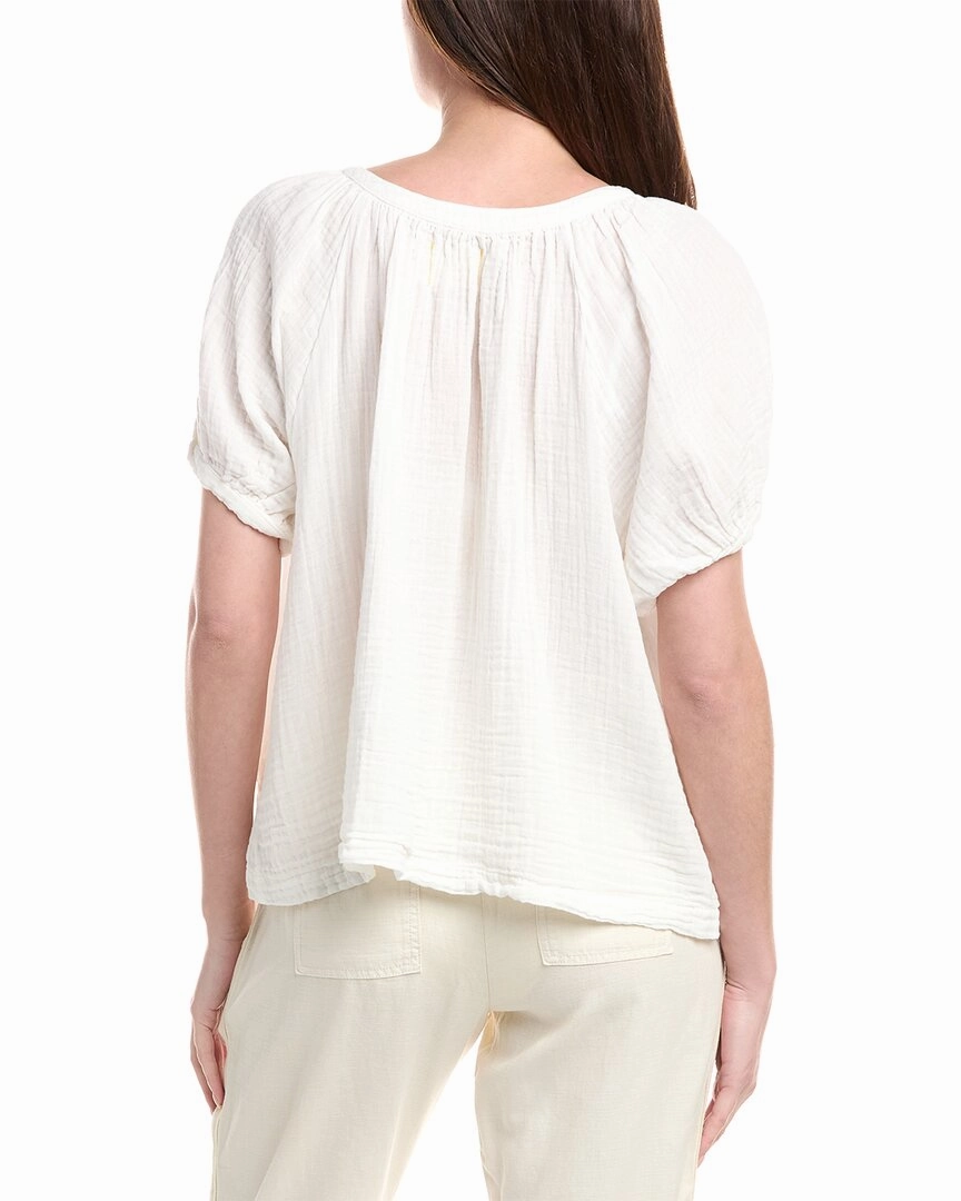 9seed Gauze Puff Sleeve Top