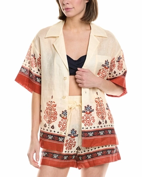 A.L.C Sullivan Linen Top