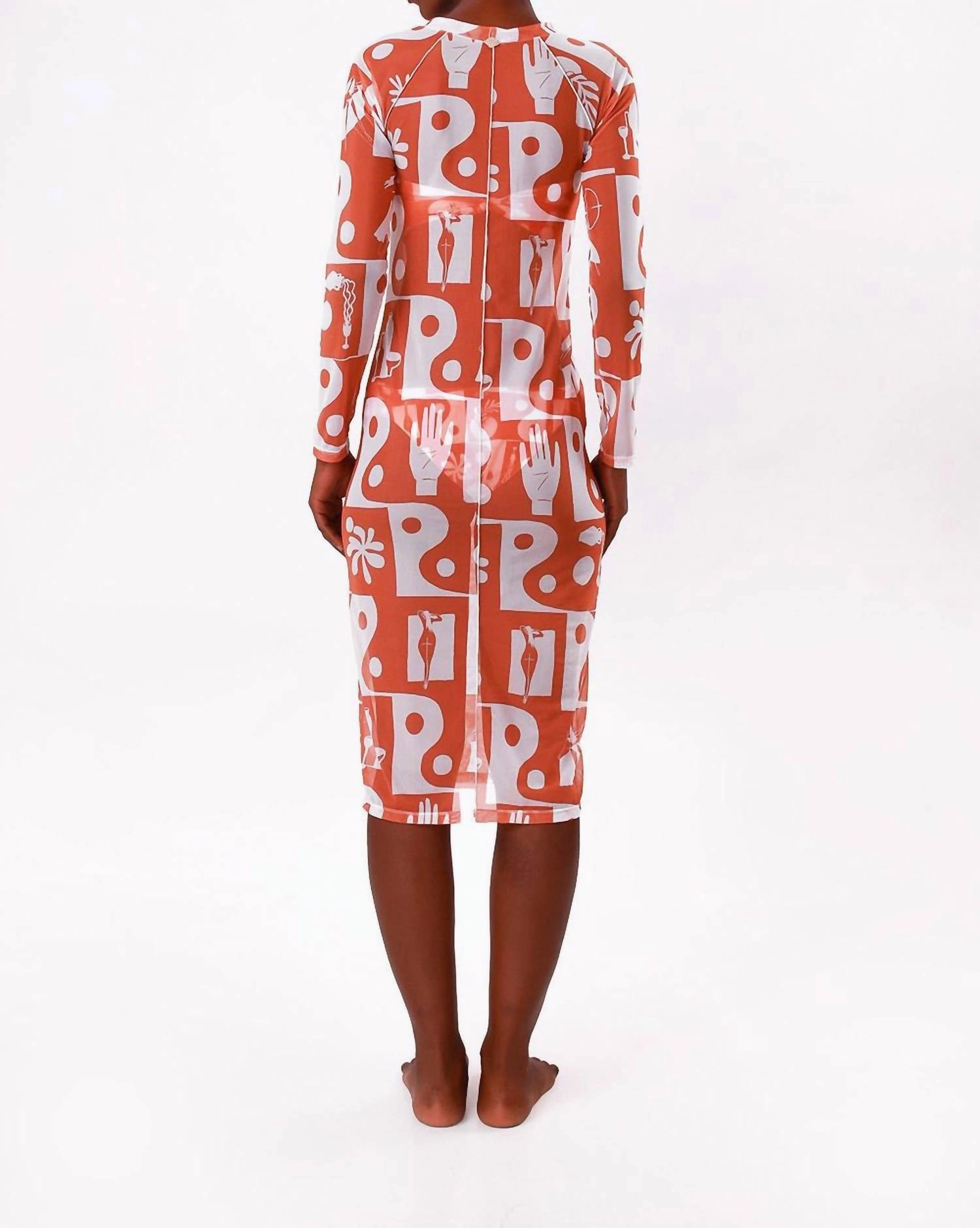 Alana Tulle Dress In Kozmo Peach