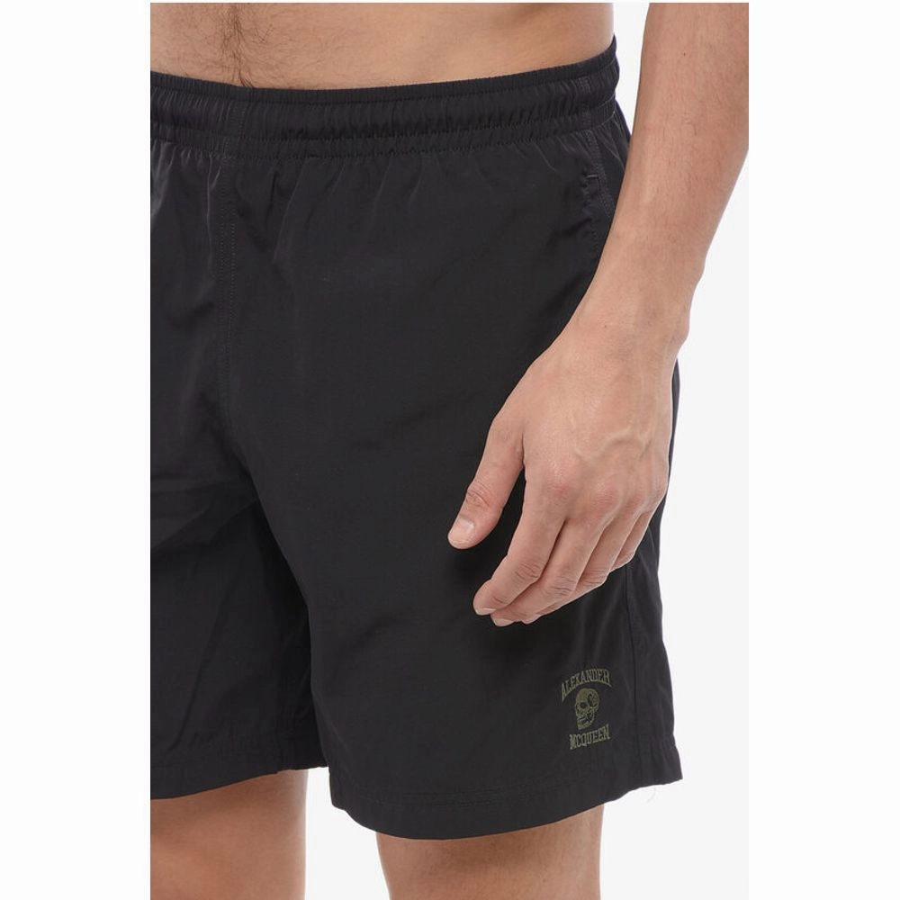 Alexander McQueen Embroide Logo SKULL Men's Swimshorts