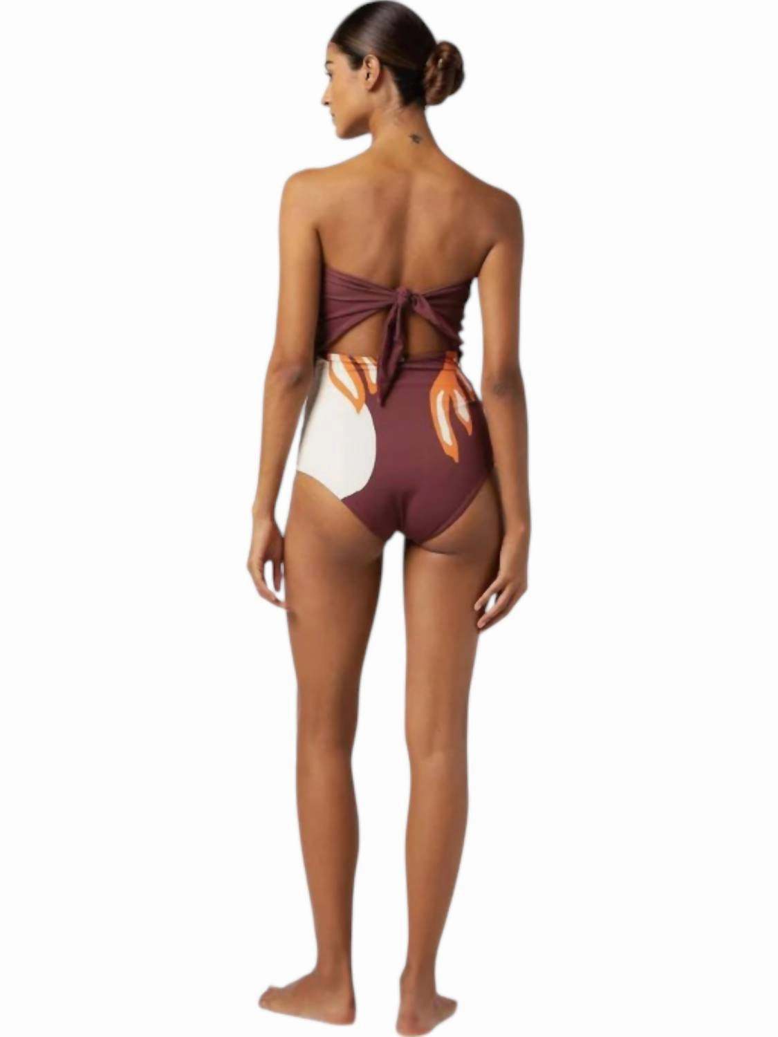 Alison One Piece Swimsuit In Vista Wine