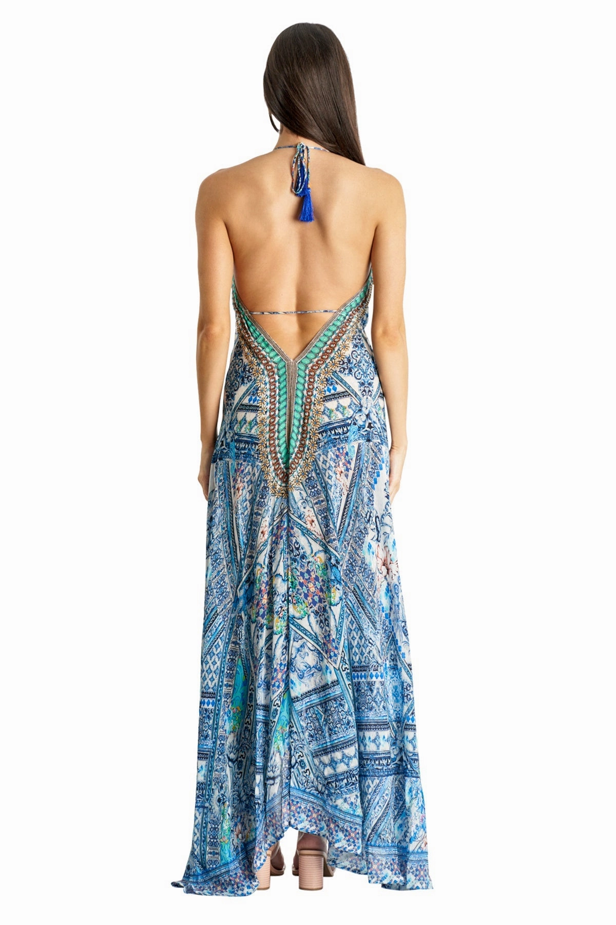 Alquimia Halter Maxi Dress