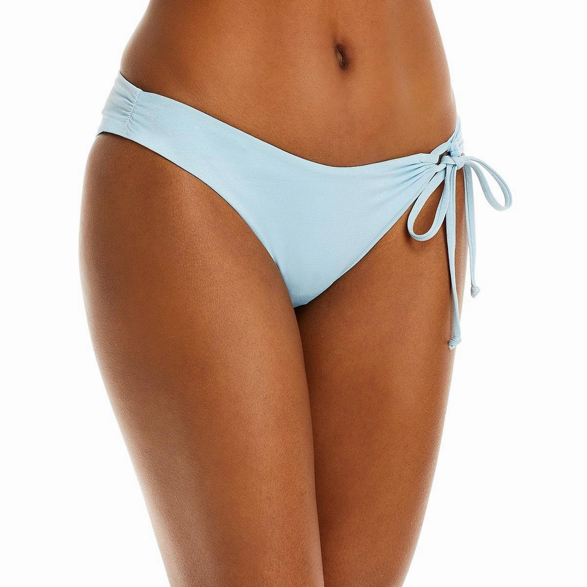 Amal Bottom Classic Womens Metallic Hipster Swim Bottom Separates