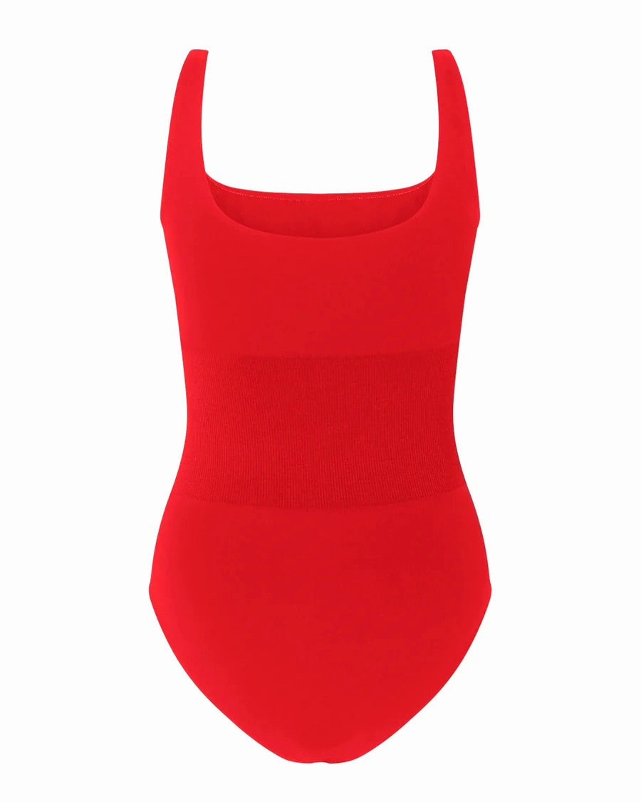 AMOROUS Body Swimsuit | Bright Red