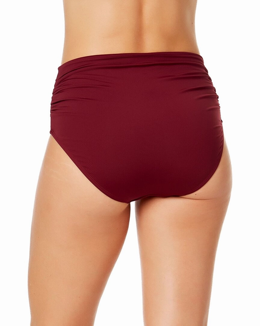 Anne Cole Hi Waist Shirred Bottom