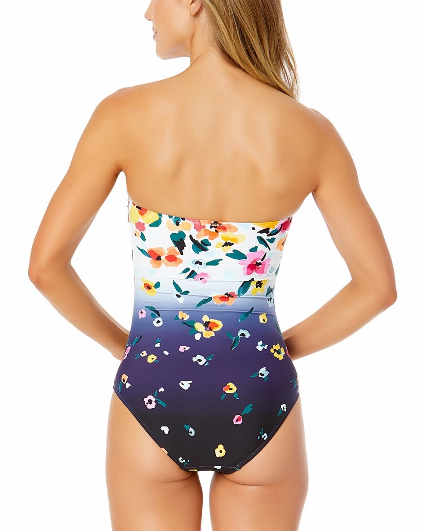Anne Cole Twist Front Shirred One-Piece