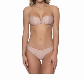 Aperol Stripe Bandeau In Orange