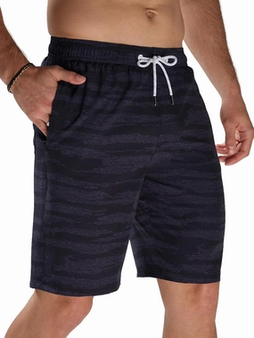 Arcweg Mens Swim Trunks with Compression Liner 2 in 1 9" Swimming Trunks Quick Dry Men's Swimwear for Surfing Summer Beach