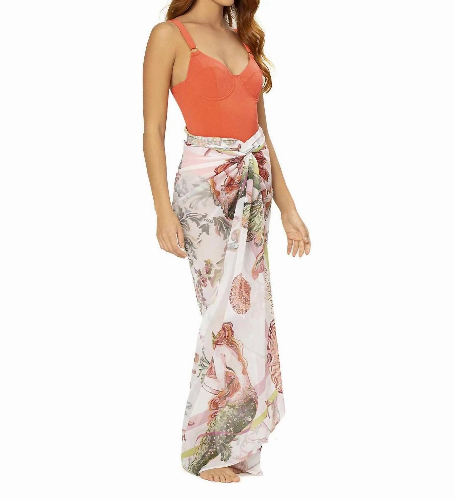 Atenea Pareo In White Multi