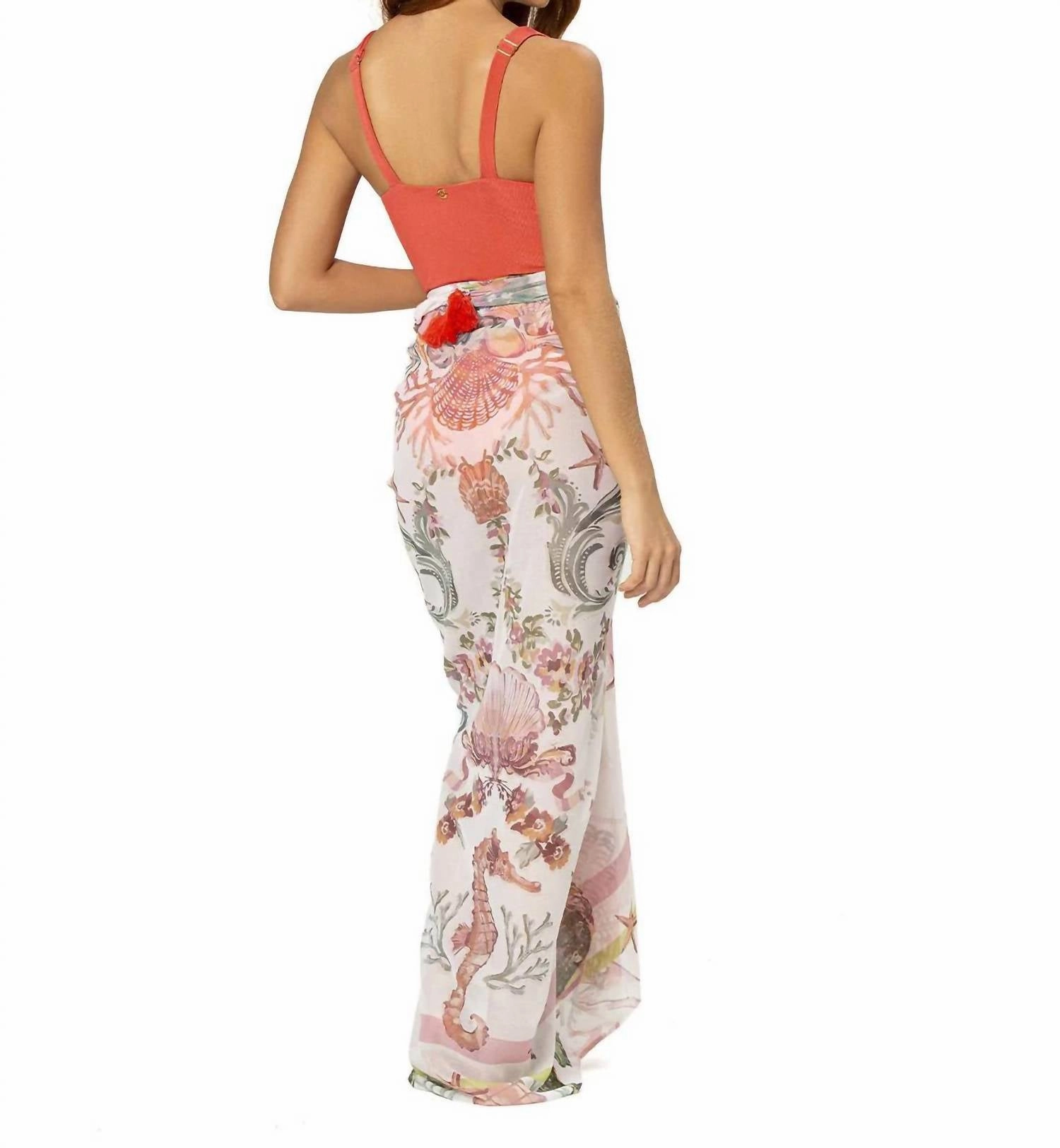 Atenea Pareo In White Multi