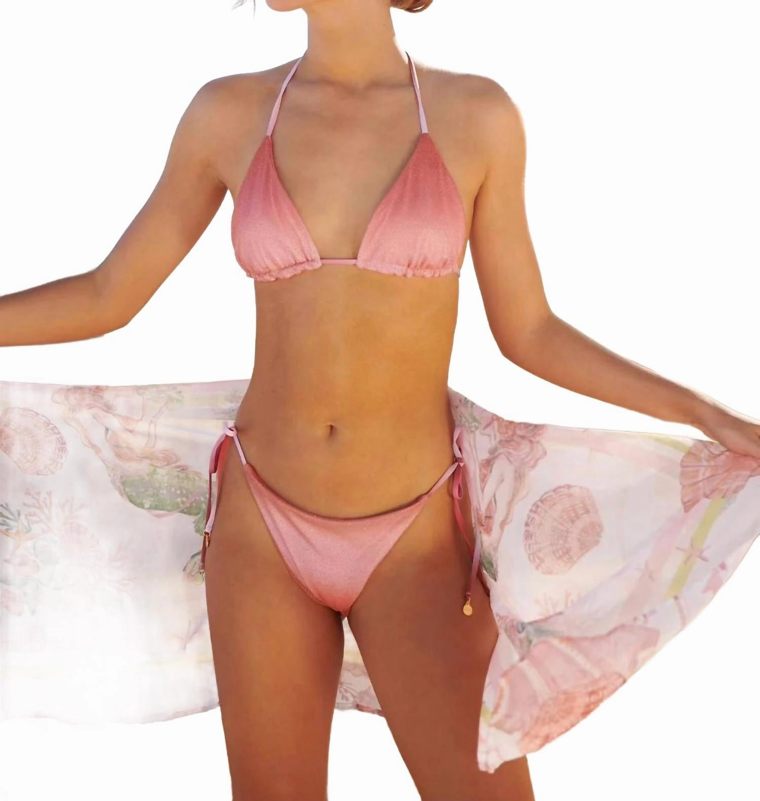 Atenea Pareo In White Multi