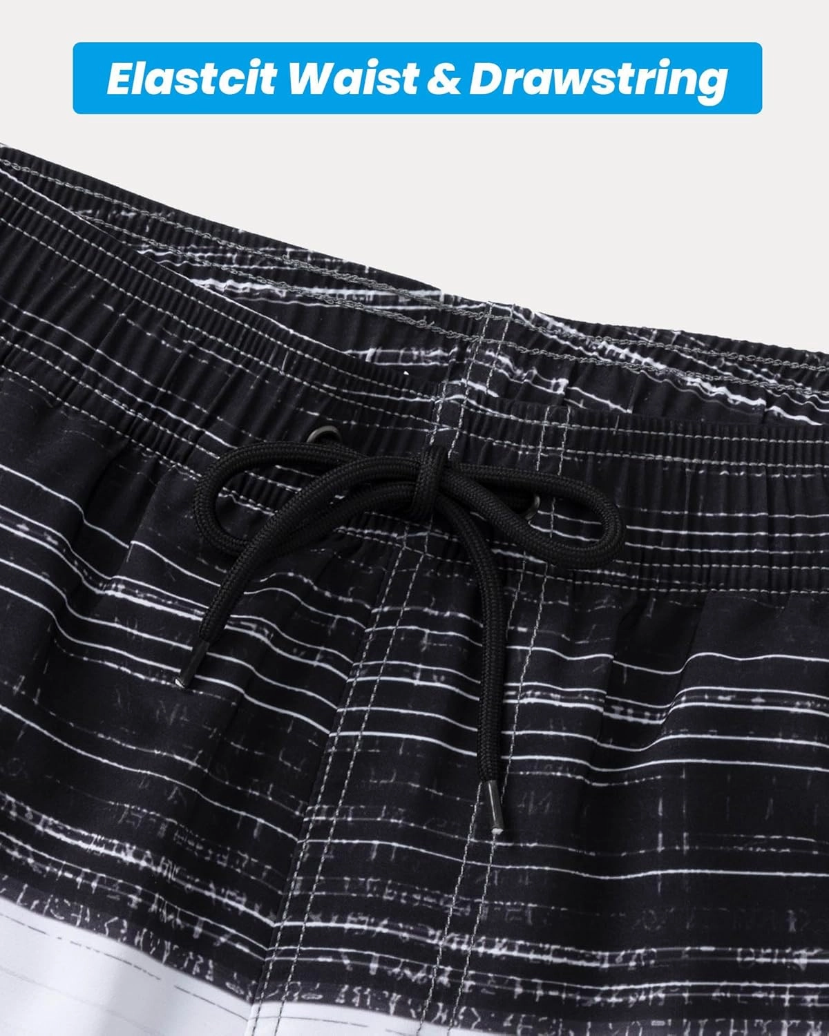 Aueyan Mens Swim Trunks with Compression Liner 7 inch Quick Dry Beach Board Shorts