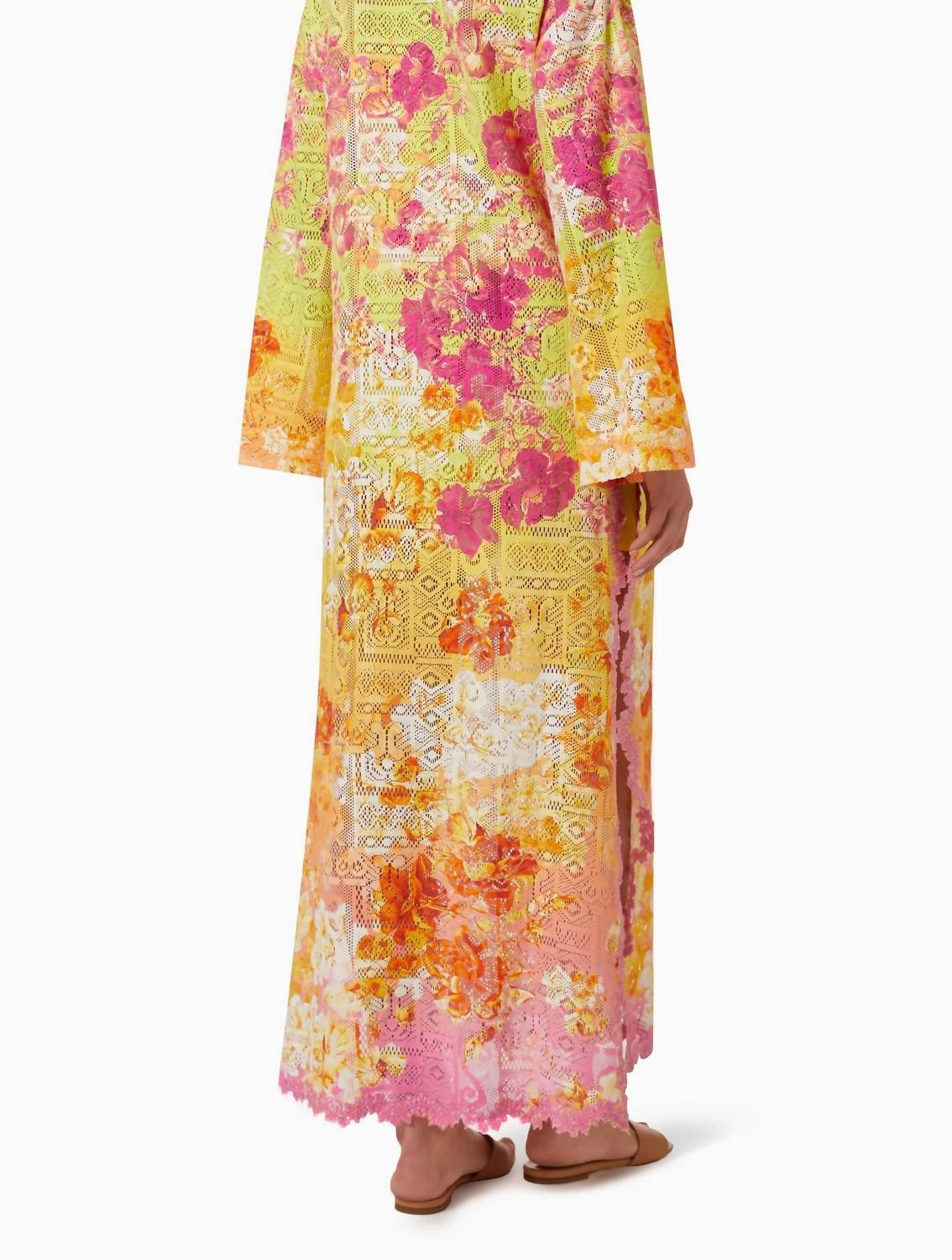 Auril Geometrical Net Coverup In Yellow