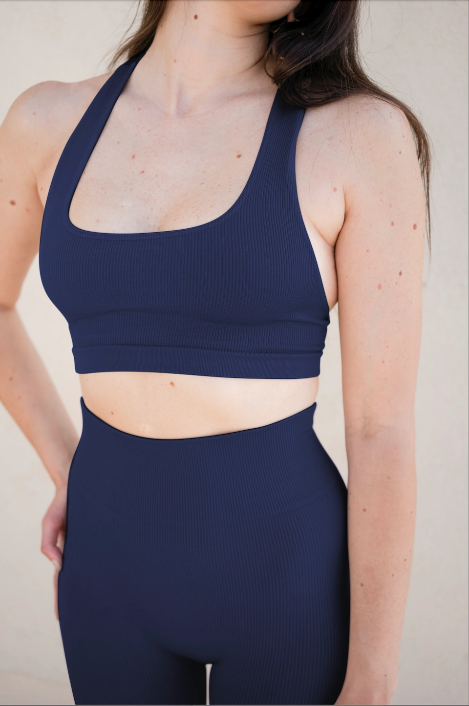 AWAKEN Ribbed Leggings | Eclipse
