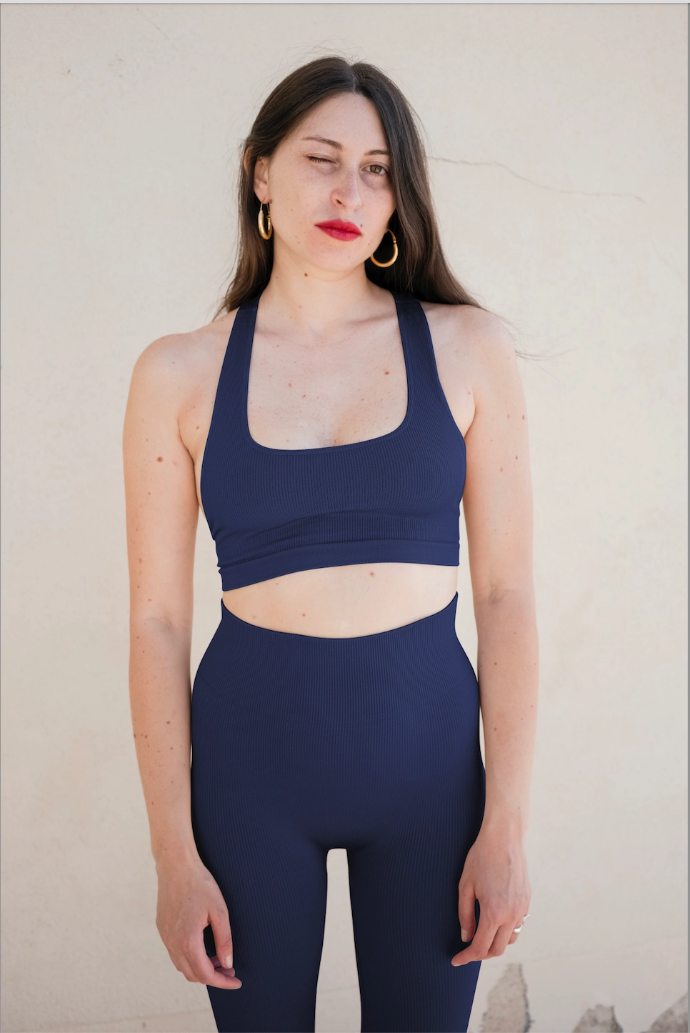 AWAKEN Ribbed Leggings | Eclipse