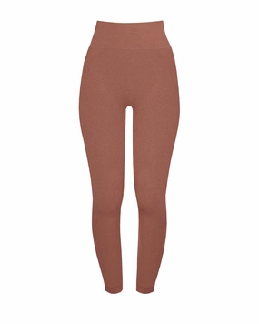 AWAKEN Ribbed Leggings | Rusty Pink