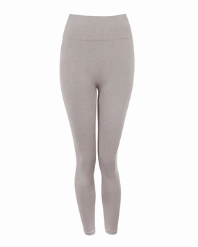AWAKEN Ribbed Leggings | Taupe