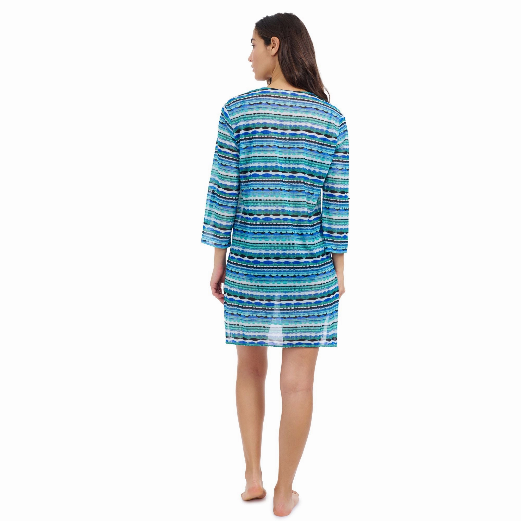 Bachata V-neck Mesh Dress