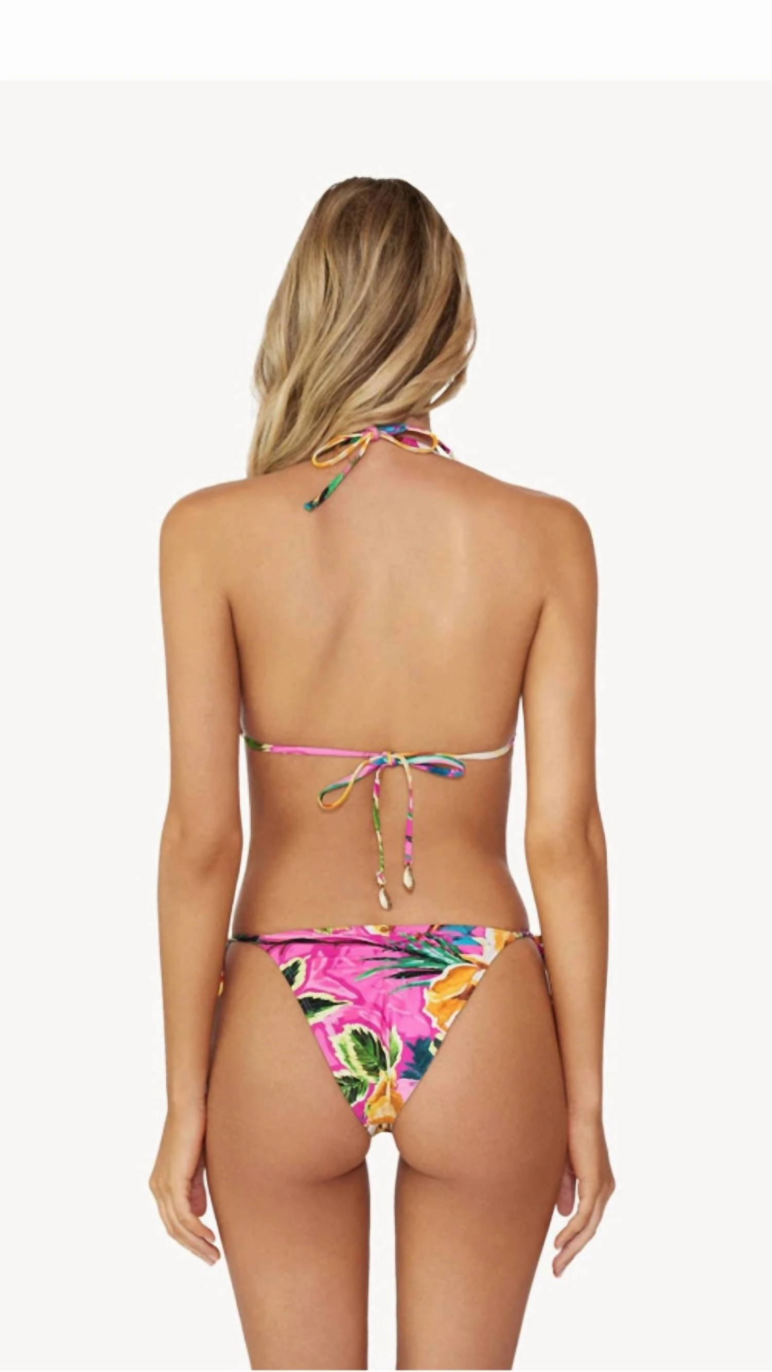 Bahama Beach Embroidered Tie Teeny In Multi