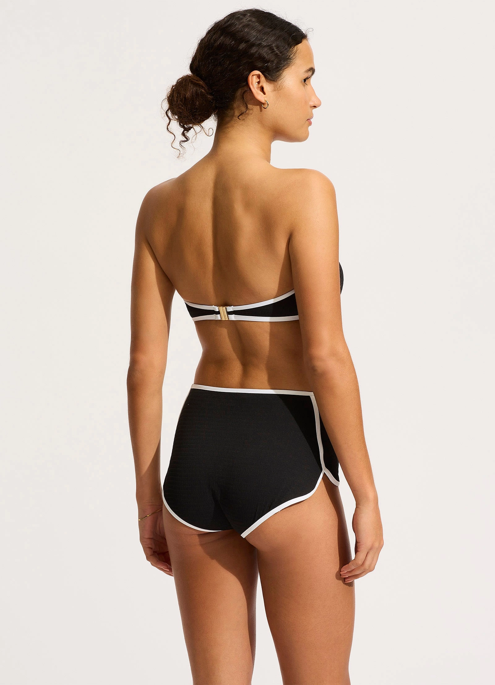 Beach Bound Boyleg Bikini Bottom - Black