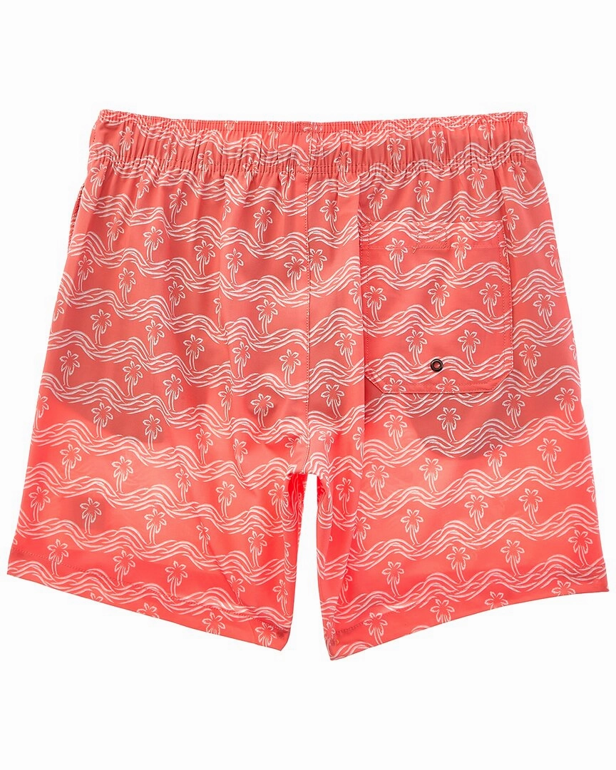 Beach Bros Brush Palm Waves Swim Short