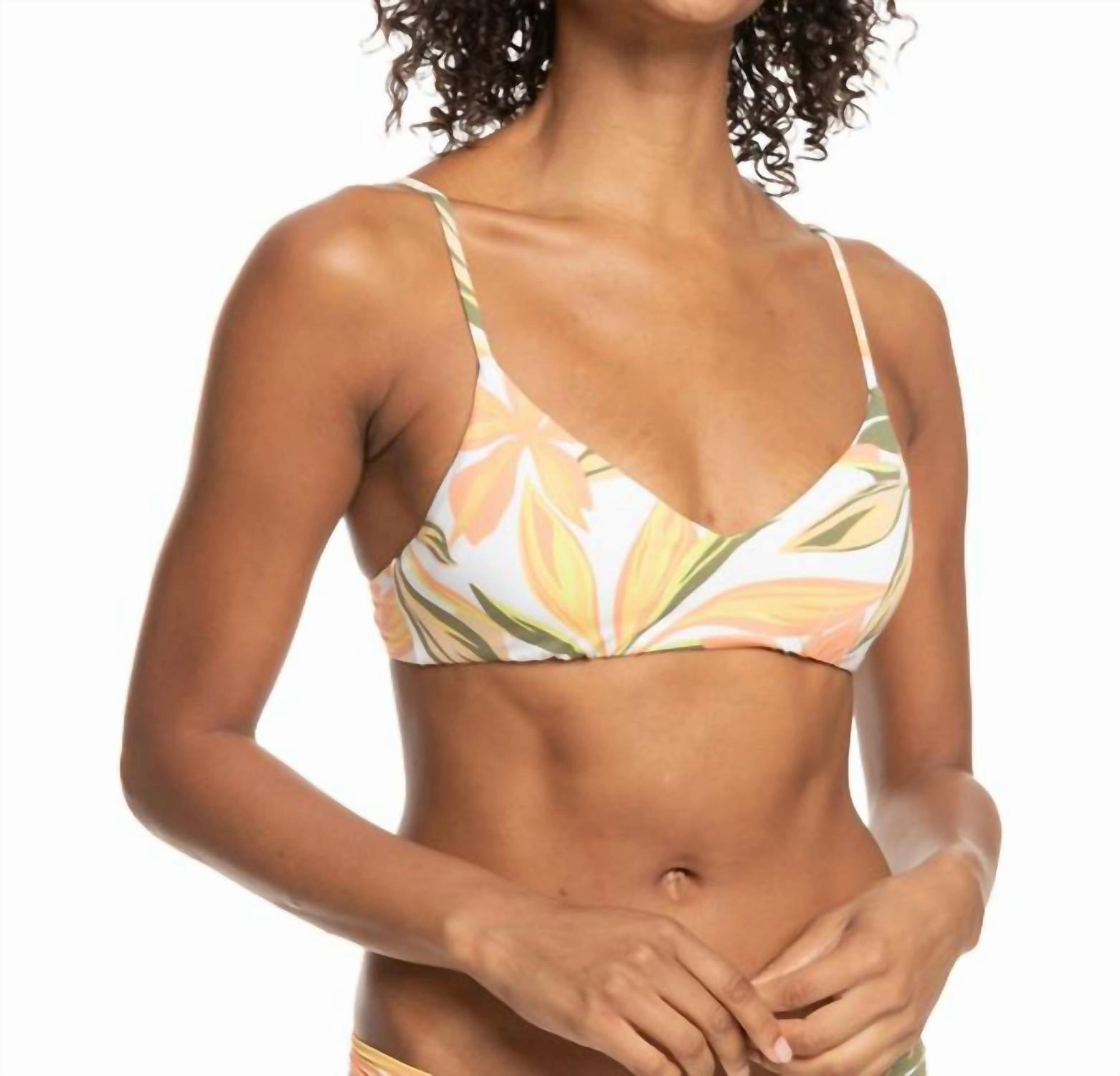 Beach Classics Strappy Top In White