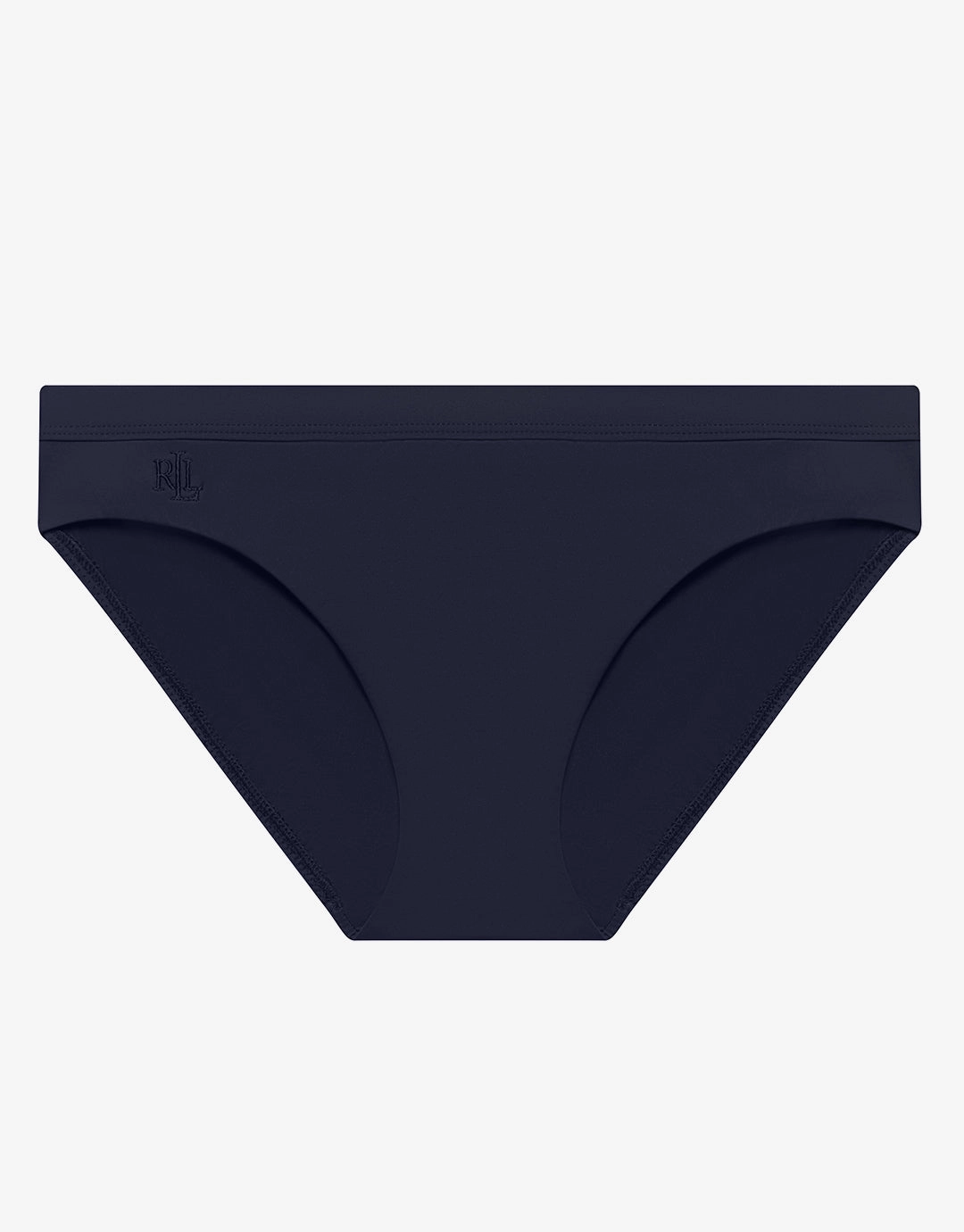 Beach Club Solids Band Hipster Bikini Pant - Dark Navy