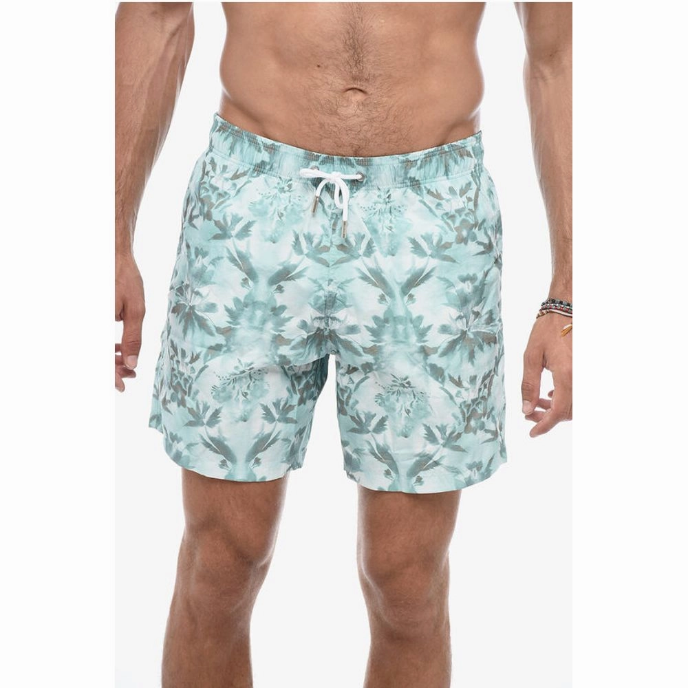 Berluti Floral Pattern Boxer Men's Swimshorts