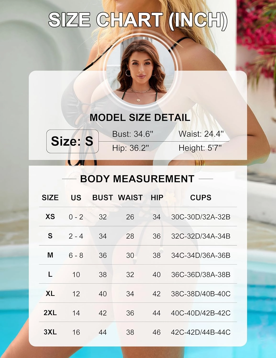 Blooming Jelly Womens Bikini Sets Two Piece Swimsuit 2025 Curvy Cutout String Bathing Suit