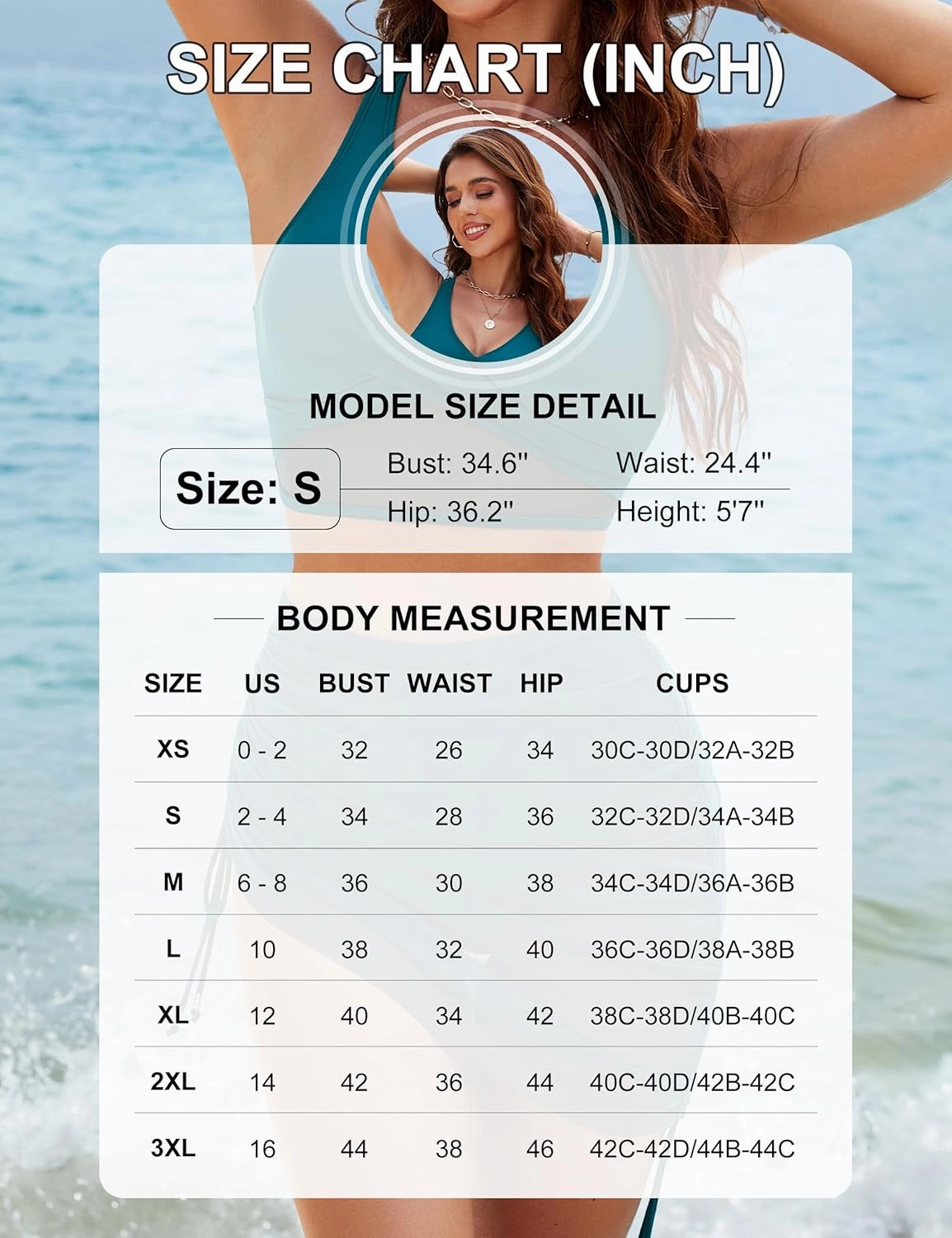 Blooming Jelly Womens High Waisted Bikini Sets Swim Skirt Mesh Swim Suits 2025 2 Piece Tummy Control Bathing Suits