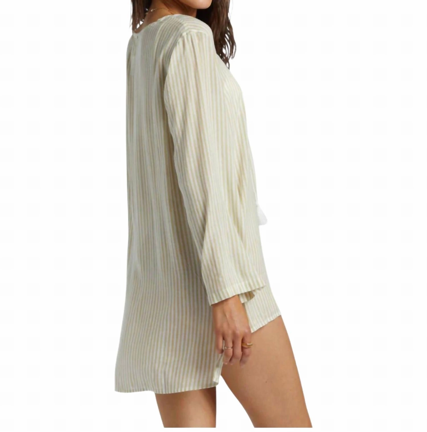 Blue Skies Beach Cover-Up In Moss Joy