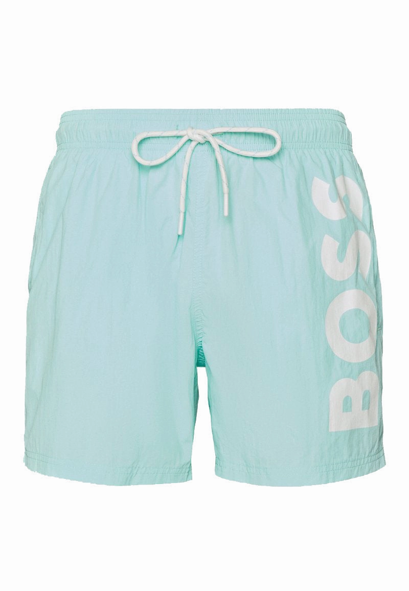 BOSS Men's Standard Octopus Swim Trunk, Paradise Blue