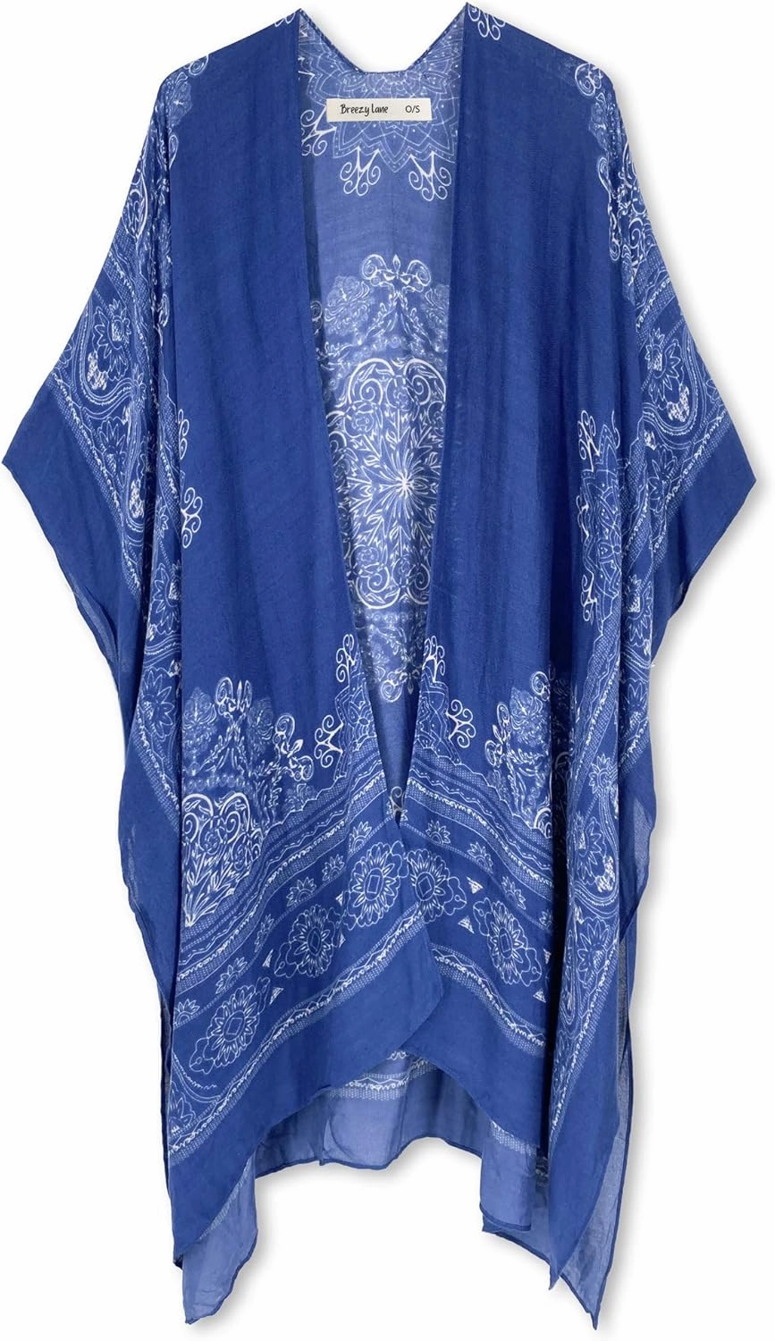 Breezy Lane Kimonos for Women Swimsuit Coverups Beach Cover Up Swimwear Cardigan Summer