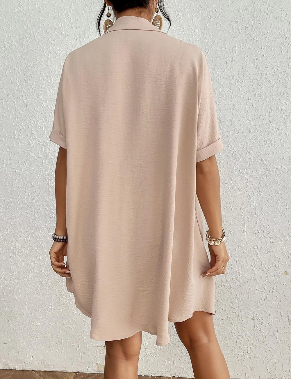 Bsubseach Womens Bathing Suit Cover Ups Bikini Swimsuit Coverup for Women 2024 Button Down Beach Dress Shirt