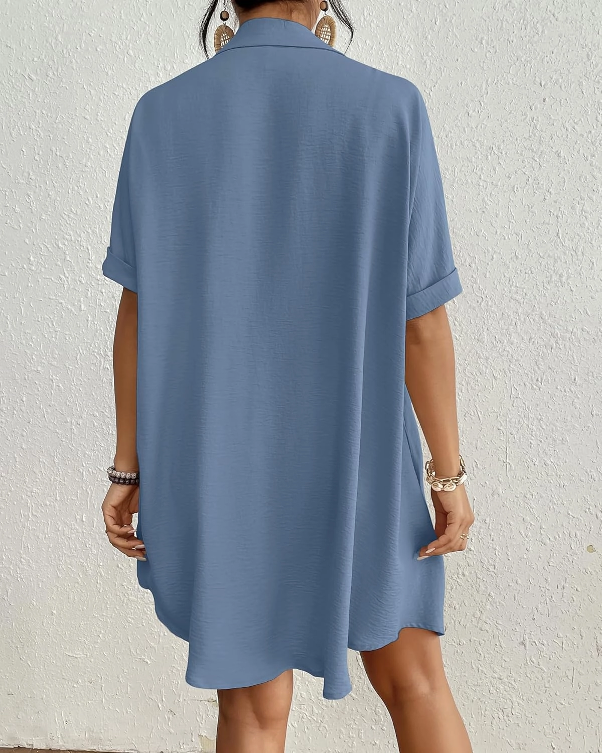 Bsubseach Womens Bathing Suit Cover Ups Bikini Swimsuit Coverup for Women 2024 Button Down Beach Dress Shirt
