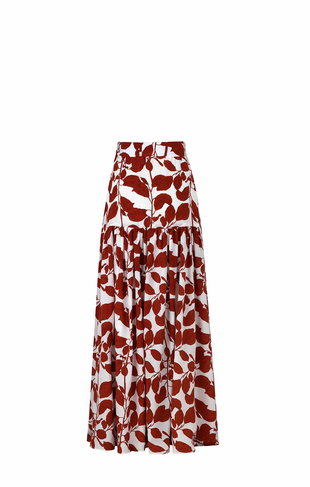 Buttons Maxi Skirt With Belt