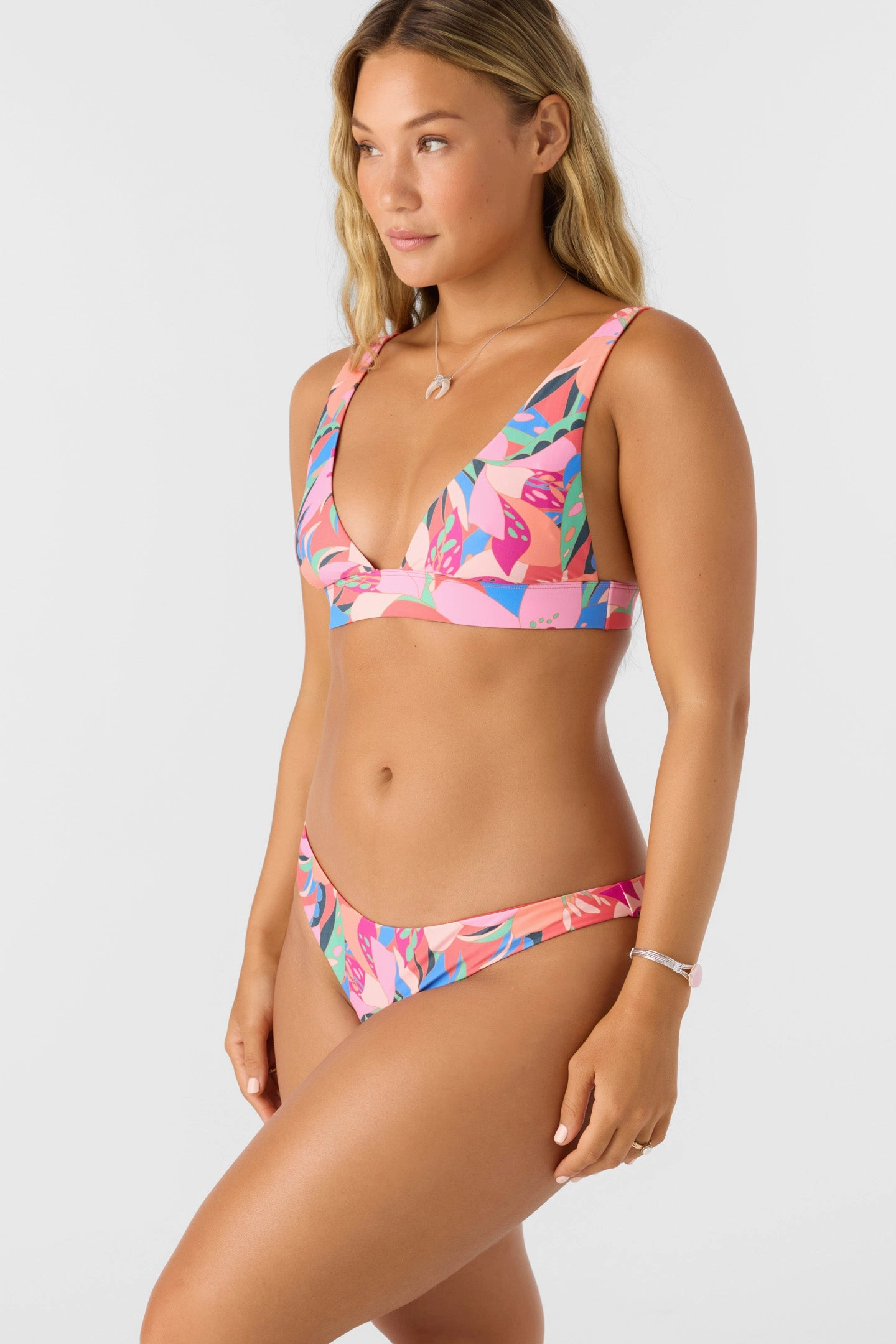 CABANA FLORAL CANCUN BRALETTE TOP