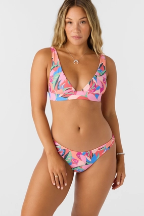 CABANA FLORAL CANCUN BRALETTE TOP