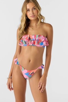 CABANA FLORAL DIAZ BANDEAU TOP