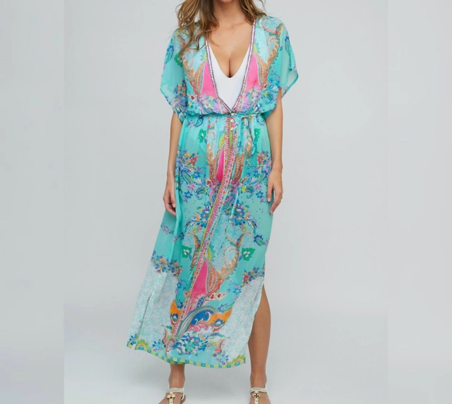 Cancun Kimono In Multi