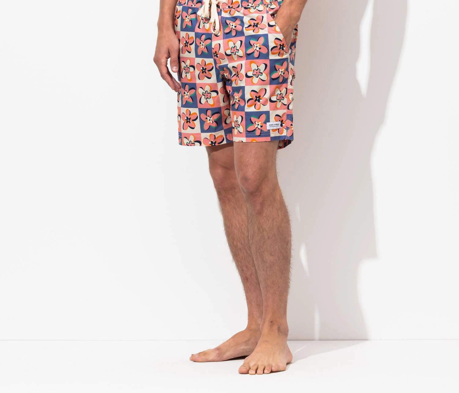 Candy Elastic Boardshort In Rose Tan