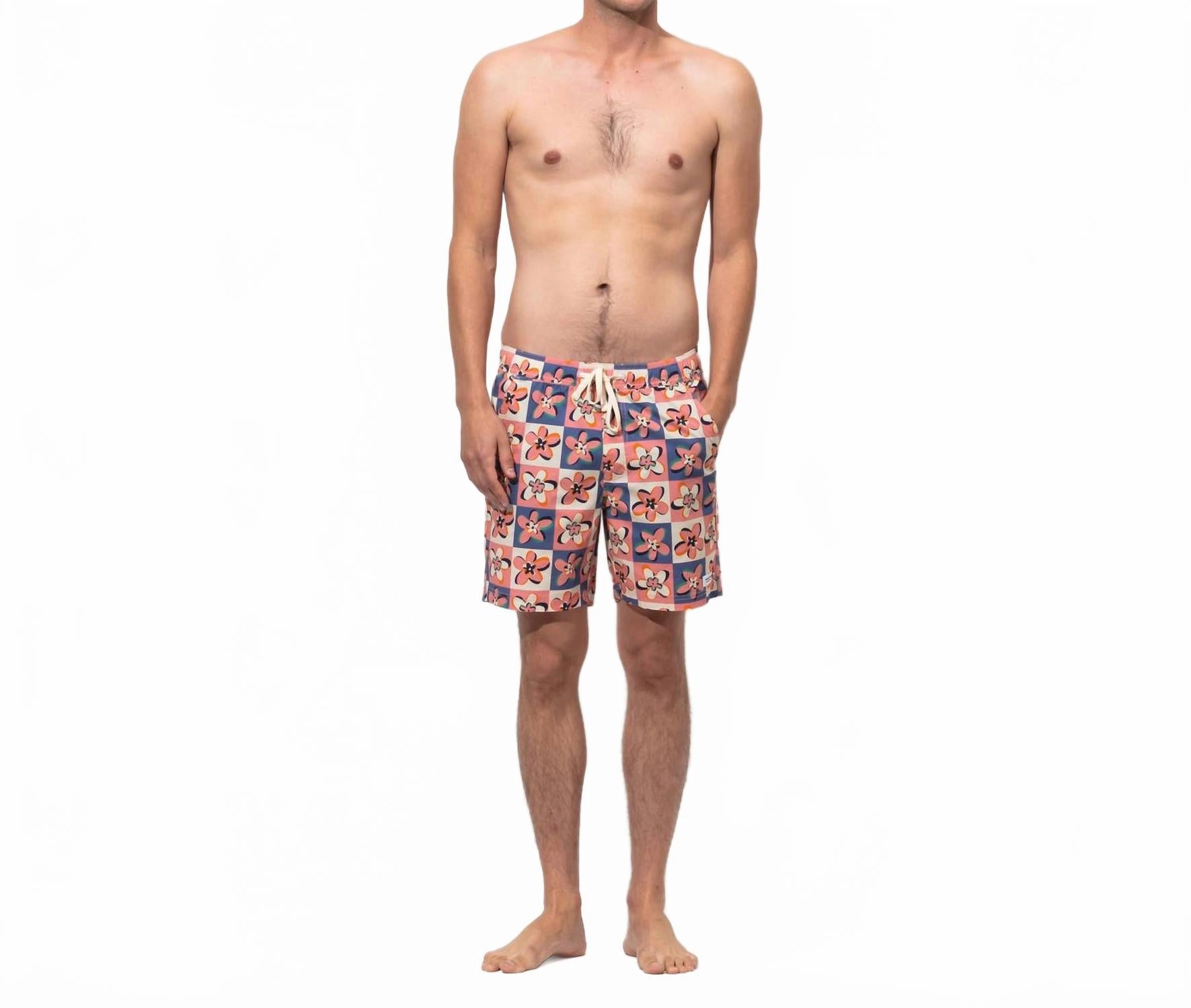 Candy Elastic Boardshort In Rose Tan