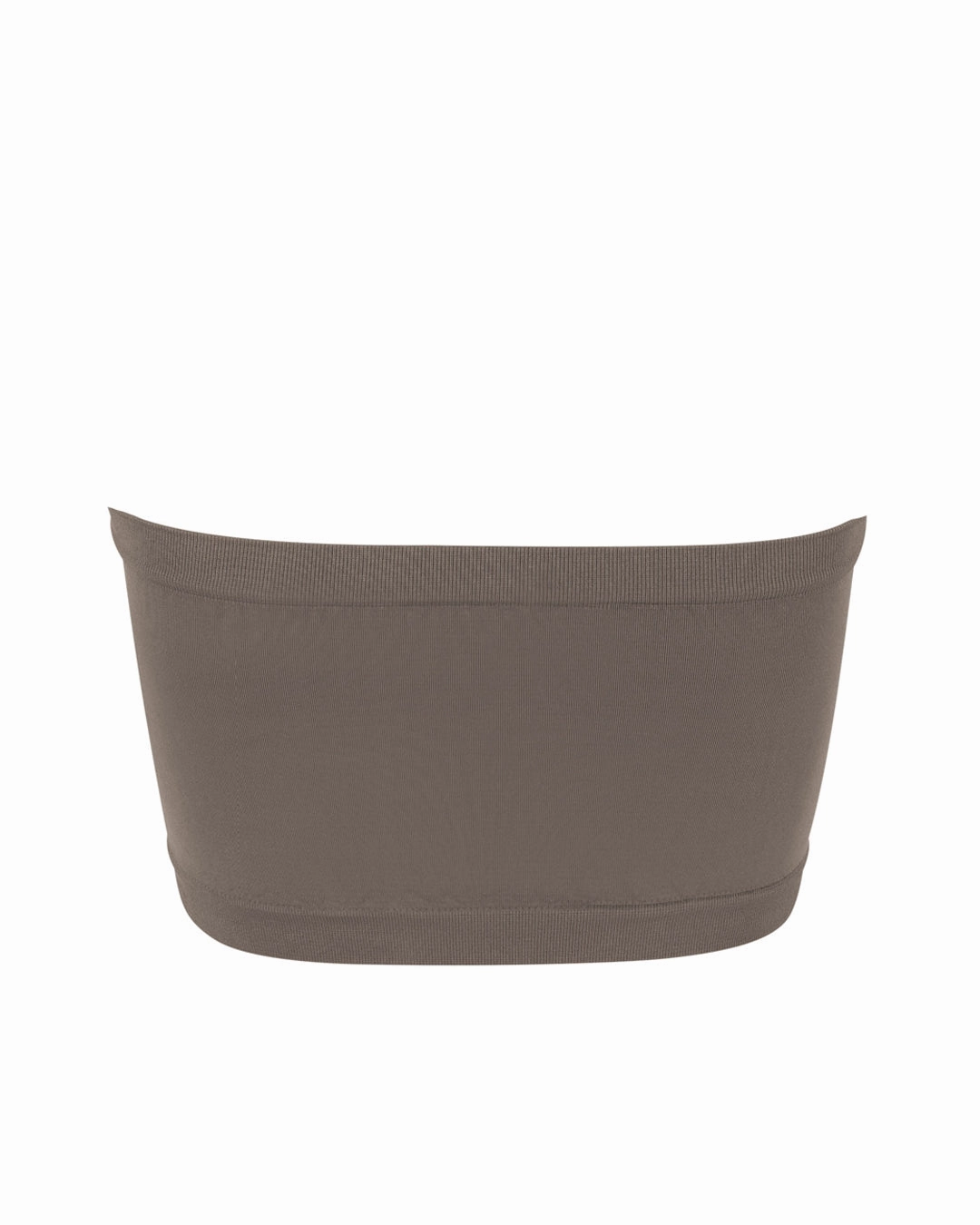 CAPTIVATING Bandeau Bra Top | Muddy Grey