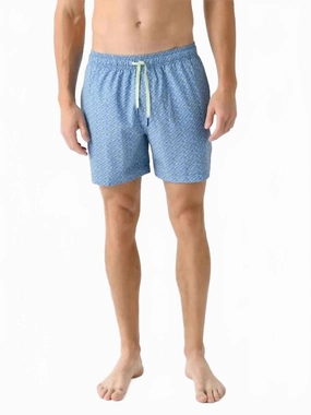 Casual Water Swim Trunk In Coronet Blue