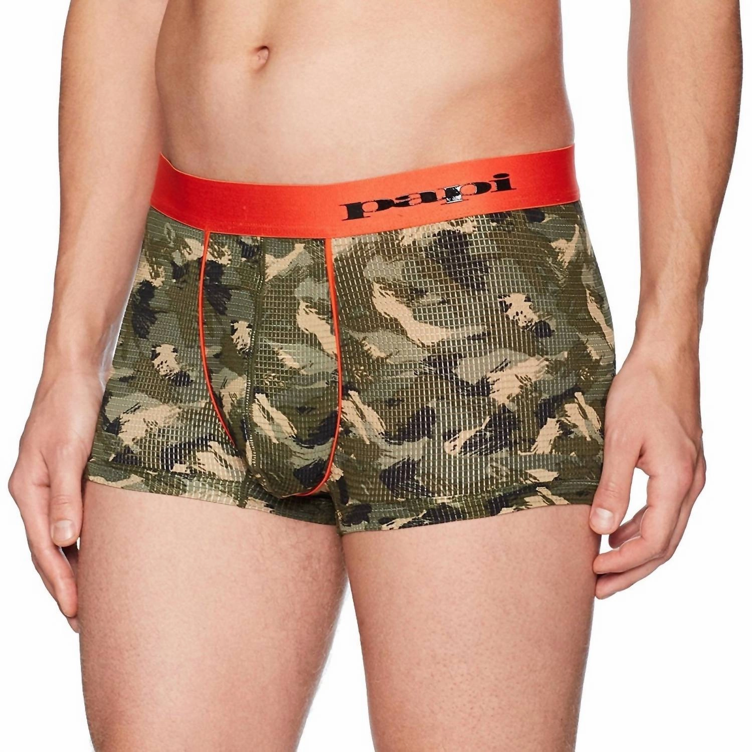 Catalyst Camo Brazilian Trunk In Green/cherry Tomato