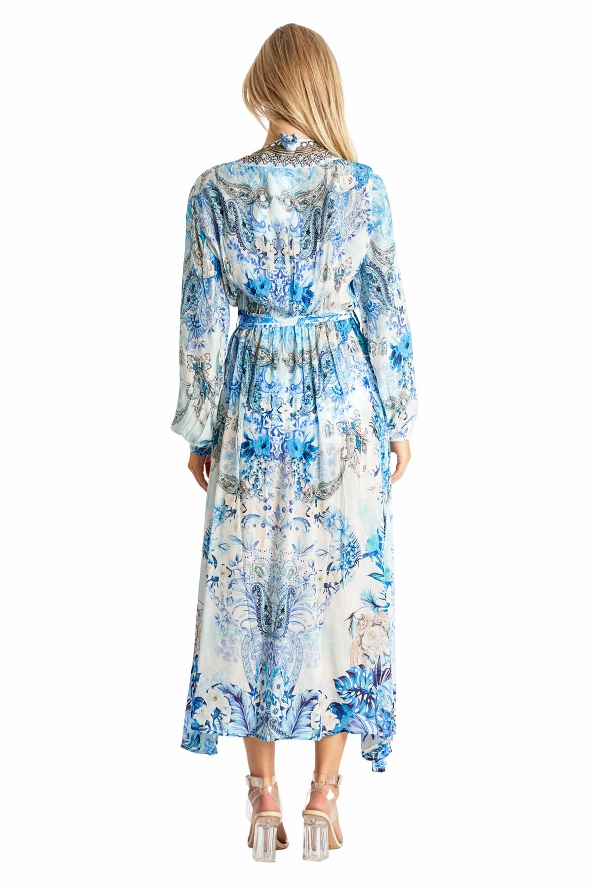 Cecily Wrap 2 Way Sleeve Maxi Dress
