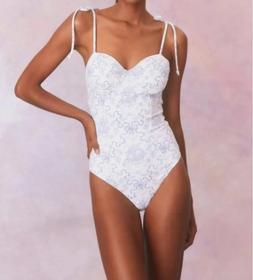 Chamomile One Piece In Blue