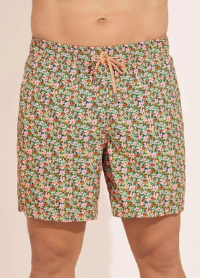 Cheery Blossom Sailor Men Trunks In Multi